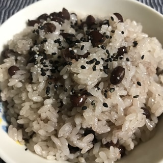 もち米で作る簡単お赤飯